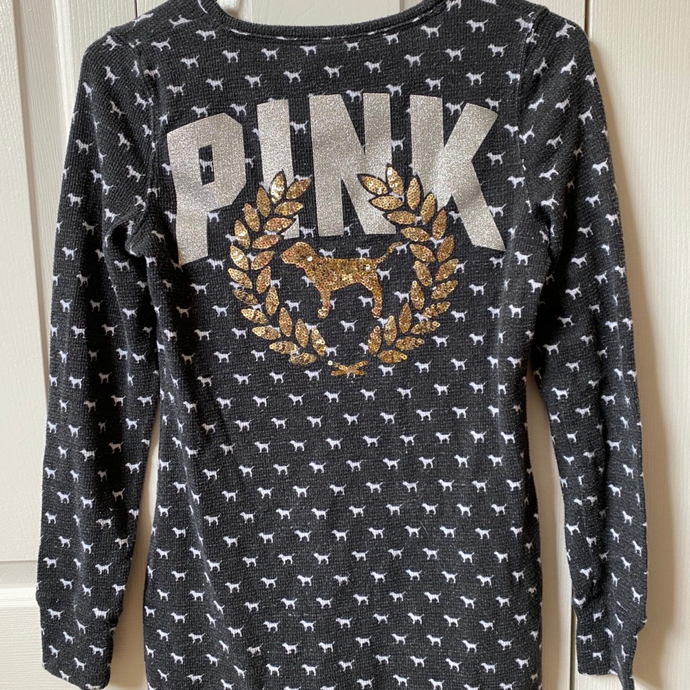 PINK knitted Pajama Top